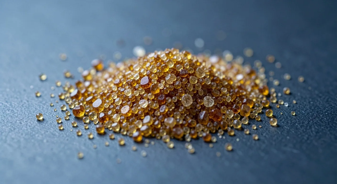 Mineral crystalline structure photographed for the ManBoost formula page