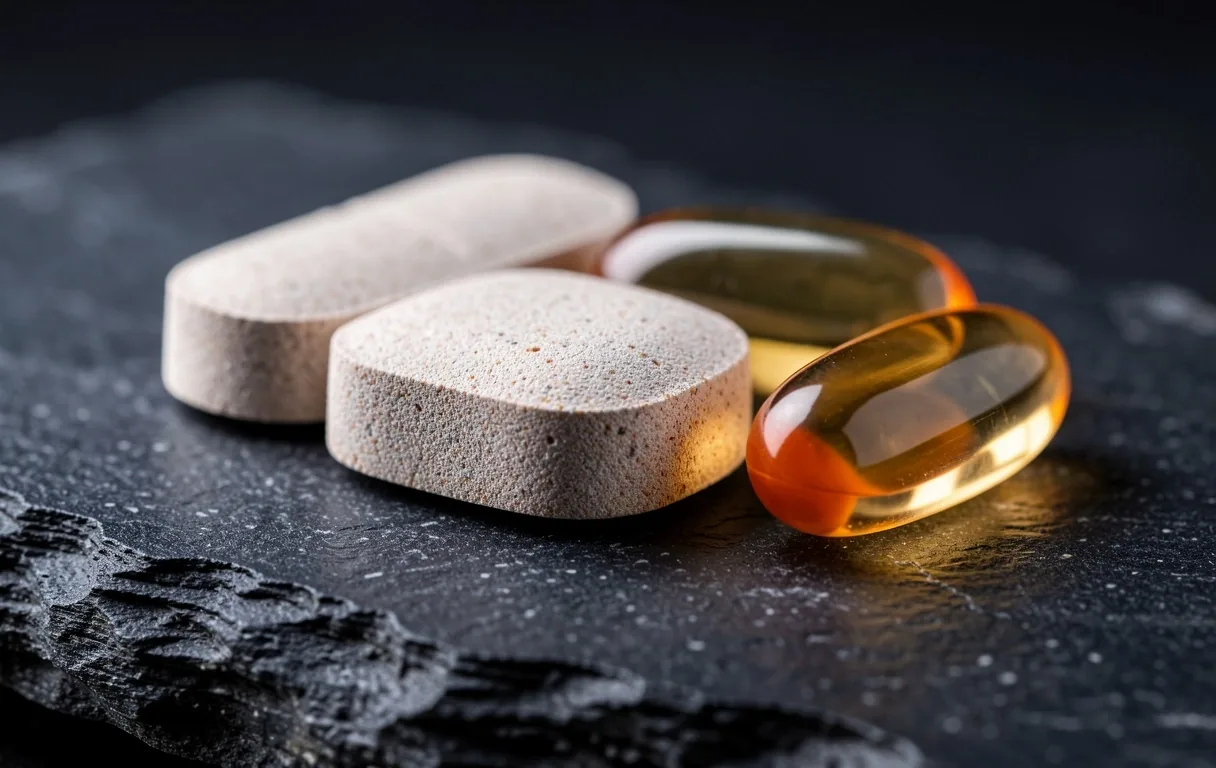 Essential mineral crystals for men's nutritional support